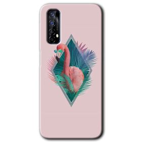 Realme 7 Flamingo Baskılı Uyumlu Silikon Kılıf