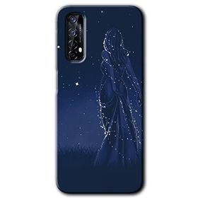 Realme 7 Gecenin Kraliçesi Baskılı Uyumlu Silikon Kılıf
