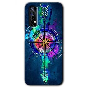 Realme 7 Gizemli Pusula Baskılı Uyumlu Silikon Kılıf