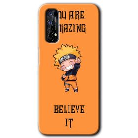 Realme 7 Graffiti Çizgi Film Baskılı Uyumlu Silikon Kılıf