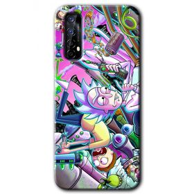 Realme 7 Graffiti Çizgi Film Baskılı Uyumlu Silikon Kılıf
