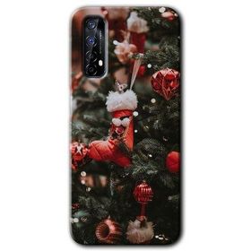 Realme 7 Happy New Year Baskılı Uyumlu Silikon Kılıf
