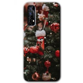 Realme 7 Happy New Year Baskılı Uyumlu Silikon Kılıf