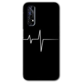 Realme 7 Heart Rytm Baskılı Uyumlu Silikon Kılıf