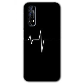 Realme 7 Heart Rytm Baskılı Uyumlu Silikon Kılıf