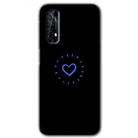 Realme 7 Heart Strokes Baskılı Uyumlu Silikon Kılıf
