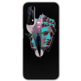 Realme 7 Heykel Baskılı Uyumlu Silikon Kılıf