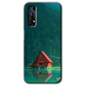 Realme 7 House In Woods Baskılı Uyumlu Silikon Kılıf