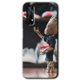 Realme 7 I am Groot Baskılı Uyumlu Silikon Kılıf