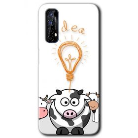 Realme 7 İdea Lamp Baskılı Uyumlu Silikon Kılıf