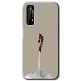 Realme 7 İronman Airport Baskılı Uyumlu Silikon Kılıf