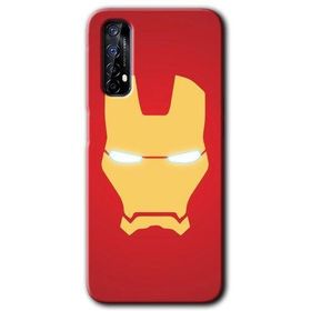 Realme 7 İronMan Baskılı Uyumlu Silikon Kılıf