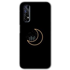 Realme 7 İyi Geceler Baskılı Uyumlu Silikon Kılıf