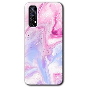 Realme 7 Kabarmış Leke Baskılı Uyumlu Silikon Kılıf