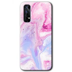 Realme 7 Kabarmış Leke Baskılı Uyumlu Silikon Kılıf