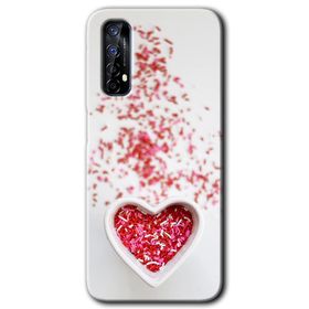 Realme 7 Kalpli Şekerleme Baskılı Uyumlu Silikon Kılıf