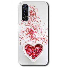 Realme 7 Kalpli Şekerleme Baskılı Uyumlu Silikon Kılıf