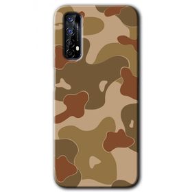Realme 7 Kamuflaj 10 Baskılı Uyumlu Silikon Kılıf