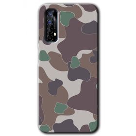 Realme 7 Kamuflaj 11 Baskılı Uyumlu Silikon Kılıf