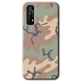 Realme 7 Kamuflaj 29 Baskılı Uyumlu Silikon Kılıf