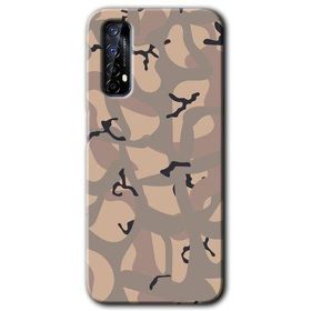 Realme 7 Kamuflaj 6 Baskılı Uyumlu Silikon Kılıf