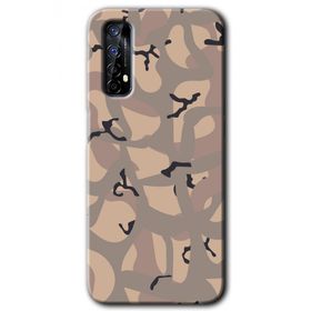 Realme 7 Kamuflaj 6 Baskılı Uyumlu Silikon Kılıf