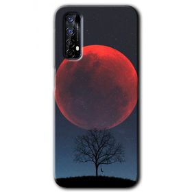 Realme 7 Kanlı Ay Baskılı Uyumlu Silikon Kılıf