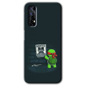 Realme 7 Kaplumbağa Avcısı Baskılı Uyumlu Silikon Kılıf