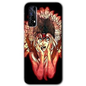 Realme 7 Kurt Kız Baskılı Uyumlu Silikon Kılıf