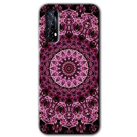 Realme 7 Mandala Patterns Kaleidoscope Baskılı Uyumlu Silikon Kılıf
