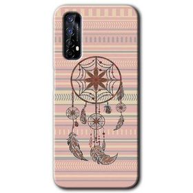 Realme 7 Mandala Retro Baskılı Uyumlu Silikon Kılıf