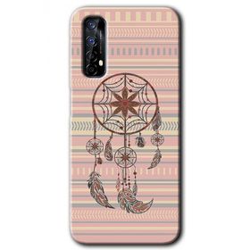 Realme 7 Mandala Retro Baskılı Uyumlu Silikon Kılıf