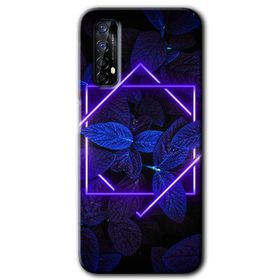 Realme 7 Mekanik Yaprak 5 Baskılı Uyumlu Silikon Kılıf