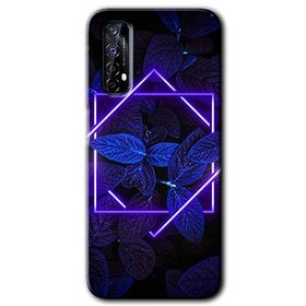 Realme 7 Mekanik Yaprak 5 Baskılı Uyumlu Silikon Kılıf