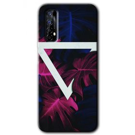 Realme 7 Mekanik Yaprak Baskılı Uyumlu Silikon Kılıf