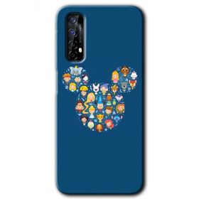 Realme 7 Mickey Baskılı Uyumlu Silikon Kılıf