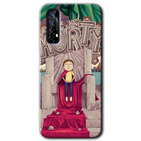 Realme 7 Morty Baskılı Uyumlu Silikon Kılıf