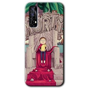 Realme 7 Morty Baskılı Uyumlu Silikon Kılıf