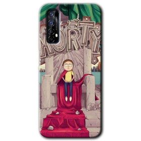 Realme 7 Morty Baskılı Uyumlu Silikon Kılıf