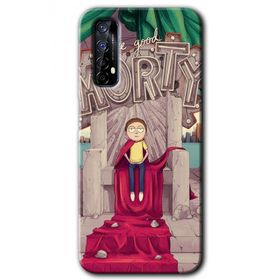 Realme 7 Morty Baskılı Uyumlu Silikon Kılıf