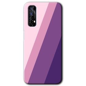 Realme 7 Oblique Baskılı Uyumlu Silikon Kılıf