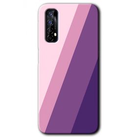 Realme 7 Oblique Baskılı Uyumlu Silikon Kılıf