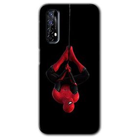 Realme 7 Örümcek Adam Baskılı Uyumlu Silikon Kılıf