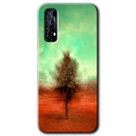 Realme 7 Outlines Paint Baskılı Uyumlu Silikon Kılıf