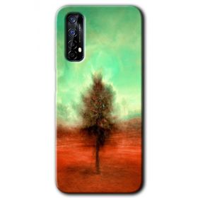 Realme 7 Outlines Paint Baskılı Uyumlu Silikon Kılıf