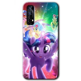Realme 7 Pony Baskılı Uyumlu Silikon Kılıf