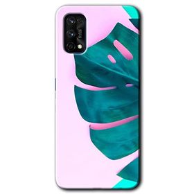 Realme 7 Pro 3D Yaprak Baskılı Uyumlu Silikon Kılıf