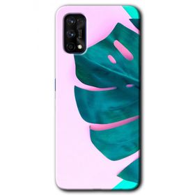 Realme 7 Pro 3D Yaprak Baskılı Uyumlu Silikon Kılıf