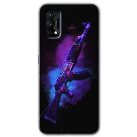 Realme 7 Pro AK Baskılı Uyumlu Silikon Kılıf