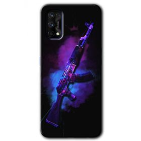 Realme 7 Pro AK Baskılı Uyumlu Silikon Kılıf